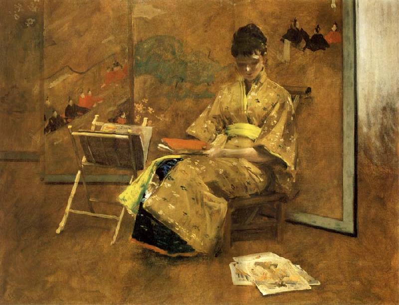 William Merrit Chase Der Kimono